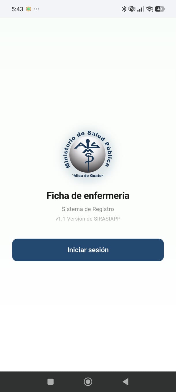 App Móvil Ficha de Enfermería Para Escuelas Formadoras